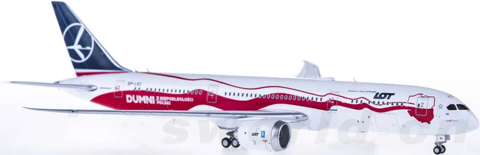 1:400 JC Wings LOT POLISH AIRLINES BOEING 787-9 Passenger Airplane Diecast Model