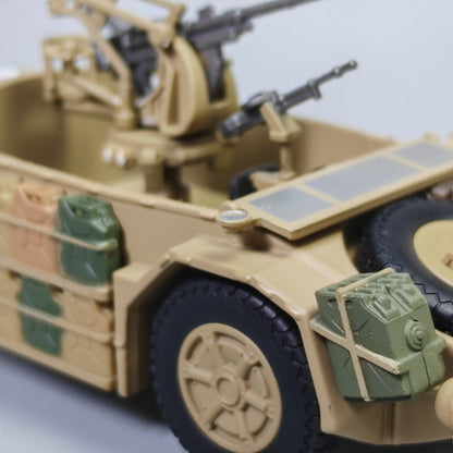 1/43 World War II Italian MOD42 armed pickup truck model
