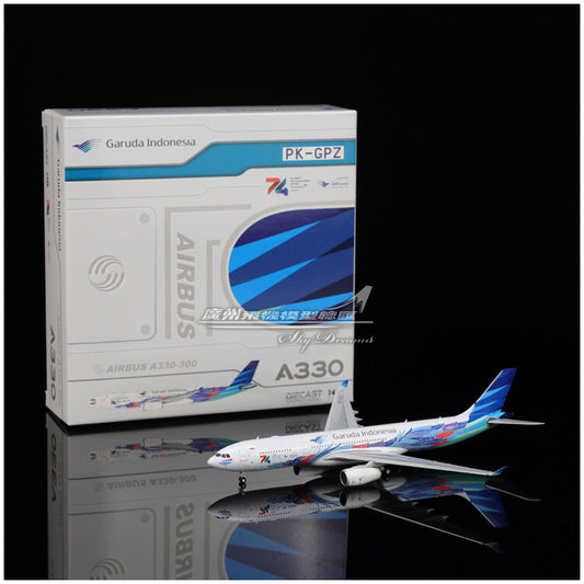 1:400 JC Wings Garuda Indonesia Plane A330-300 Diecast Aircraft Model