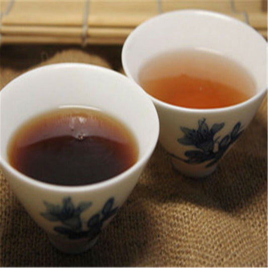 Chinese Yunnan Cream Cha Gao Ripe Tea Black Tea 5Pcs Puerh Shu Puer Resin Pu-Erh