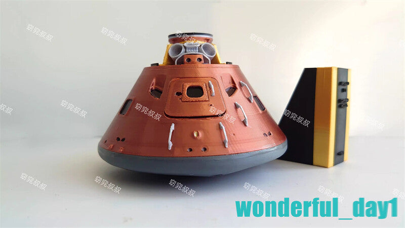 1/32/48 Scale Apollo Program Apollo 11 Re-entry Capsule Astronaut Model Toy Gift