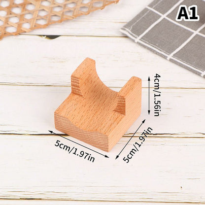 Japanese Sushi Rack Wooden Taco Snack Tray Food Holder Plate Cuisine Stand Decor