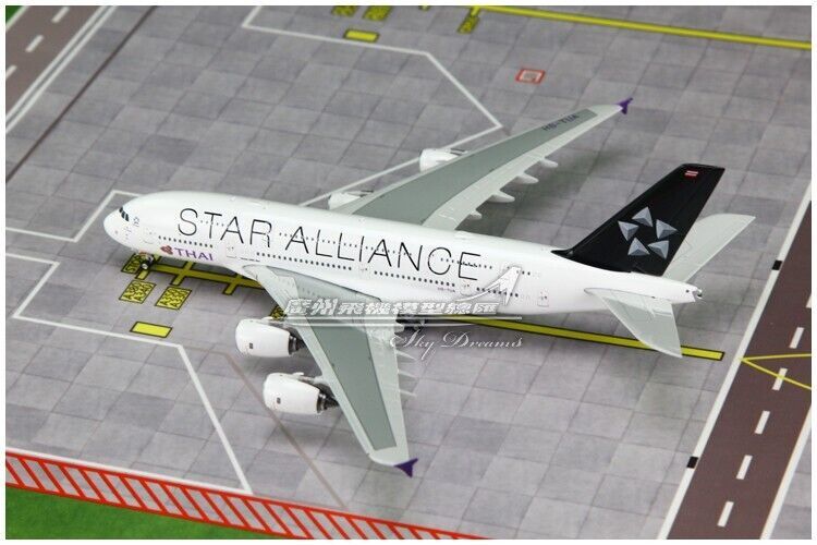 1:400 Phoenix THAI STAR ALLIANCE AIRBUS A380 Passenger Airplane Diecast Model