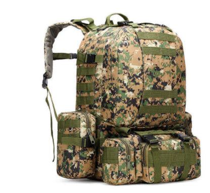 Tactical Backpack 4 in 1 Military Army Backpack Sport Bag Hiking Camping Travel