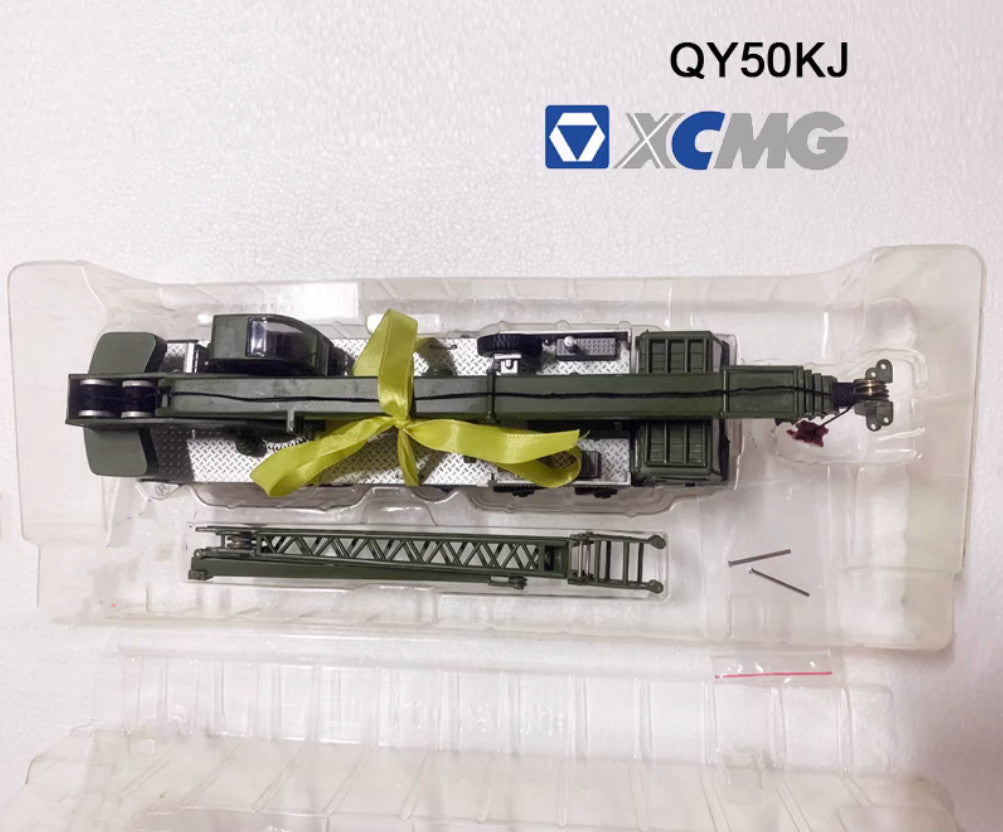 1:50 XCMG QY50KJ Crane Construction Machine Equipment Vehicle Diecast Model