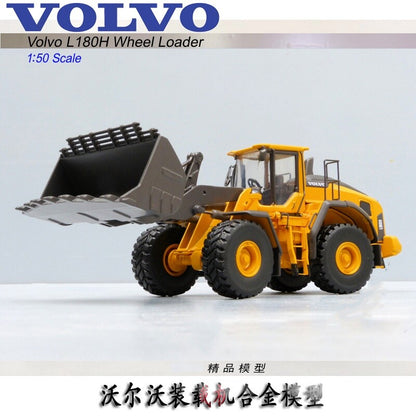 1:50 VOLVO L180H Wheel Loader Forklift Construction Machine Diecast Model