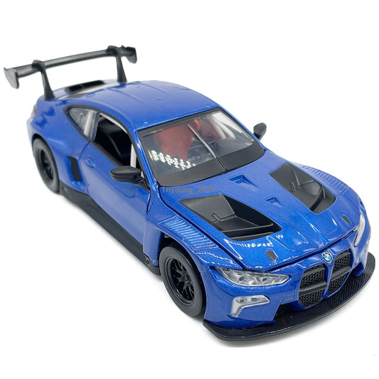 1/32 2023 BMW M4 GT3 Model Car Diecast Toy Cars Toys for Boys Kids Gifts Blue