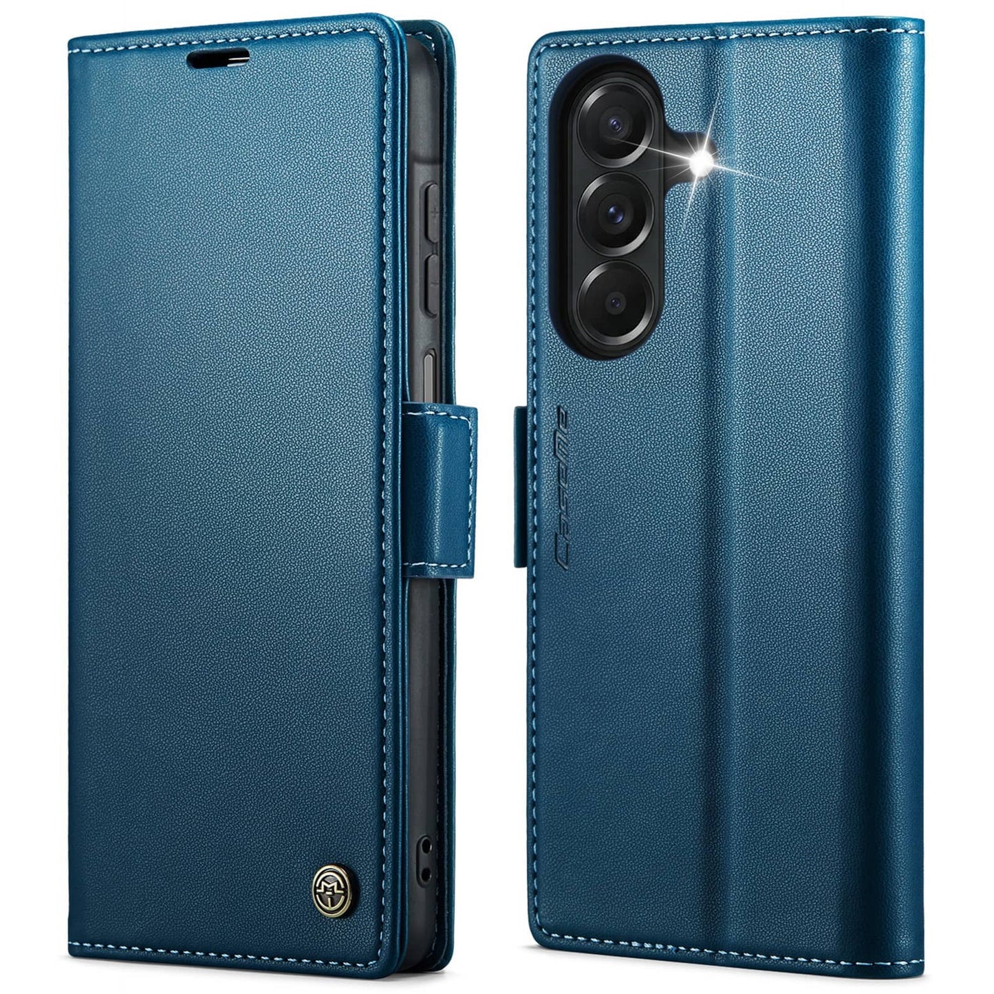 For Samsung Galaxy A27 Wallet Case with Card Holder, RFID Blocking Leather Cover