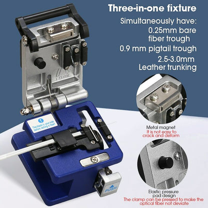 AUA-6S Optic Fiber Cutting Cable Fiber Cleaver Fiber Optic Cutter Cold Melt