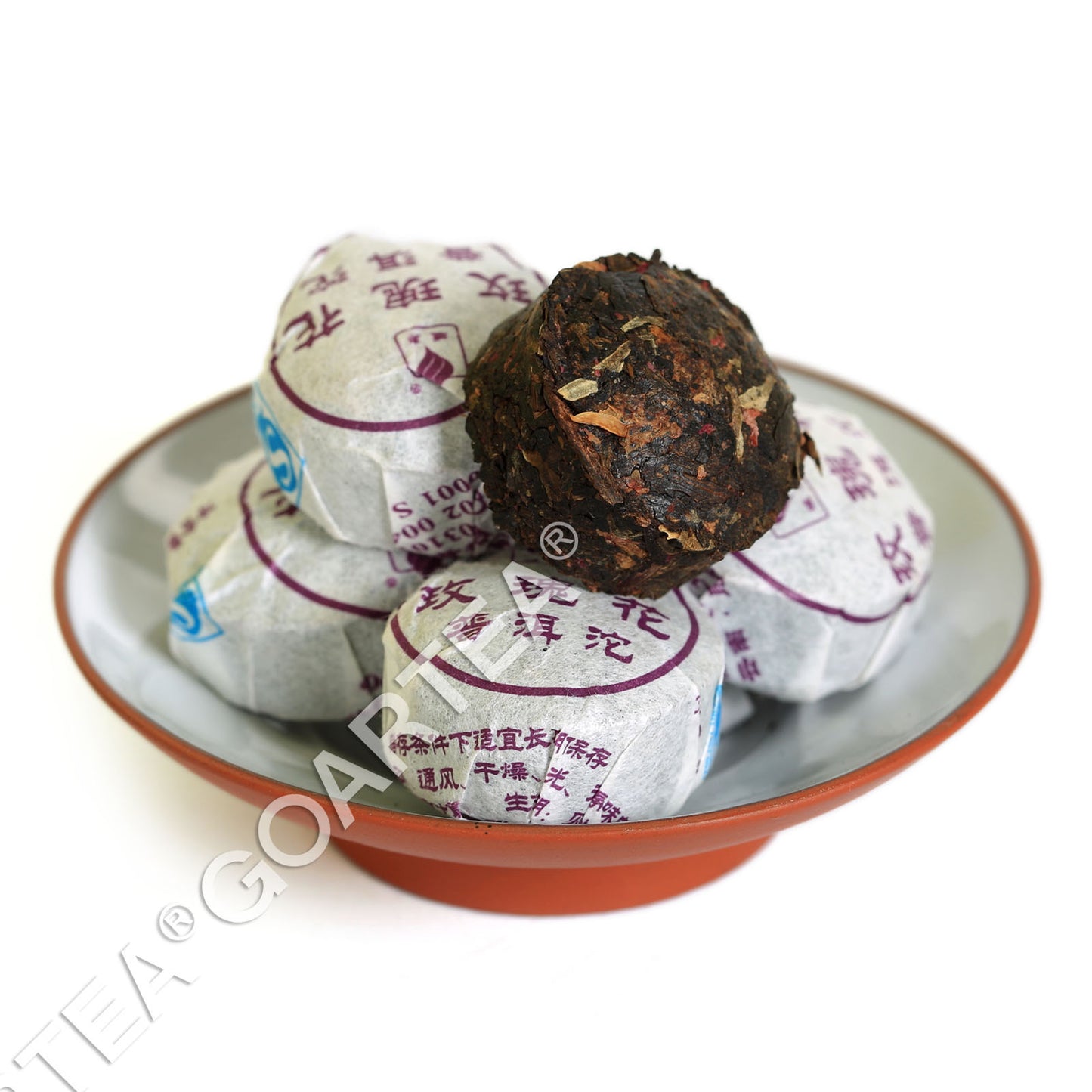 GOARTEA 2015 Red Rose Flower Flavor Mini Ripe Tuo Cake Puer Tea Pu'er Puerh Tea-