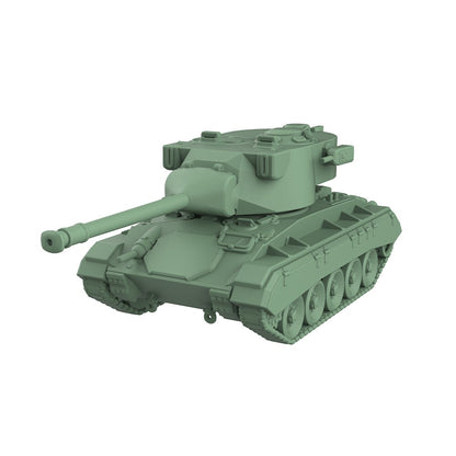 SSMODEL SS1250513 1/1250 Military Model Kit US M24E2 Super Chaffee Light Tank