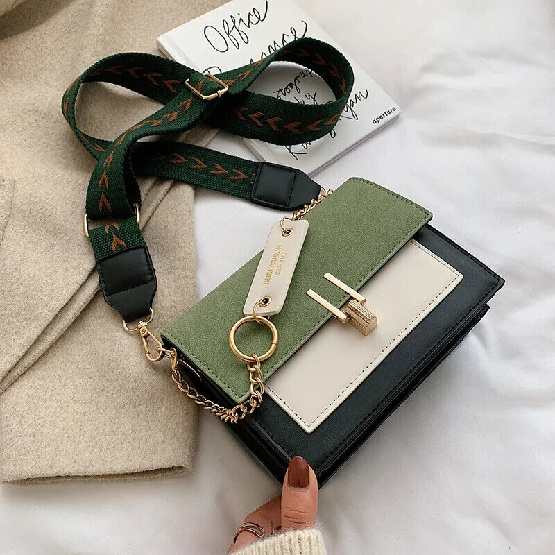 Bags Casual Shoulder Bags Contrast Color Ladies Bags