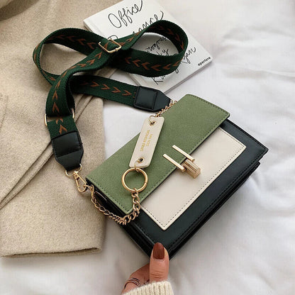 Bags Casual Shoulder Bags Contrast Color Ladies Bags