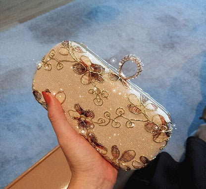 Handbags Women Bags Embroidery Women Evening Bag Wedding Bridal Shoulder Bag