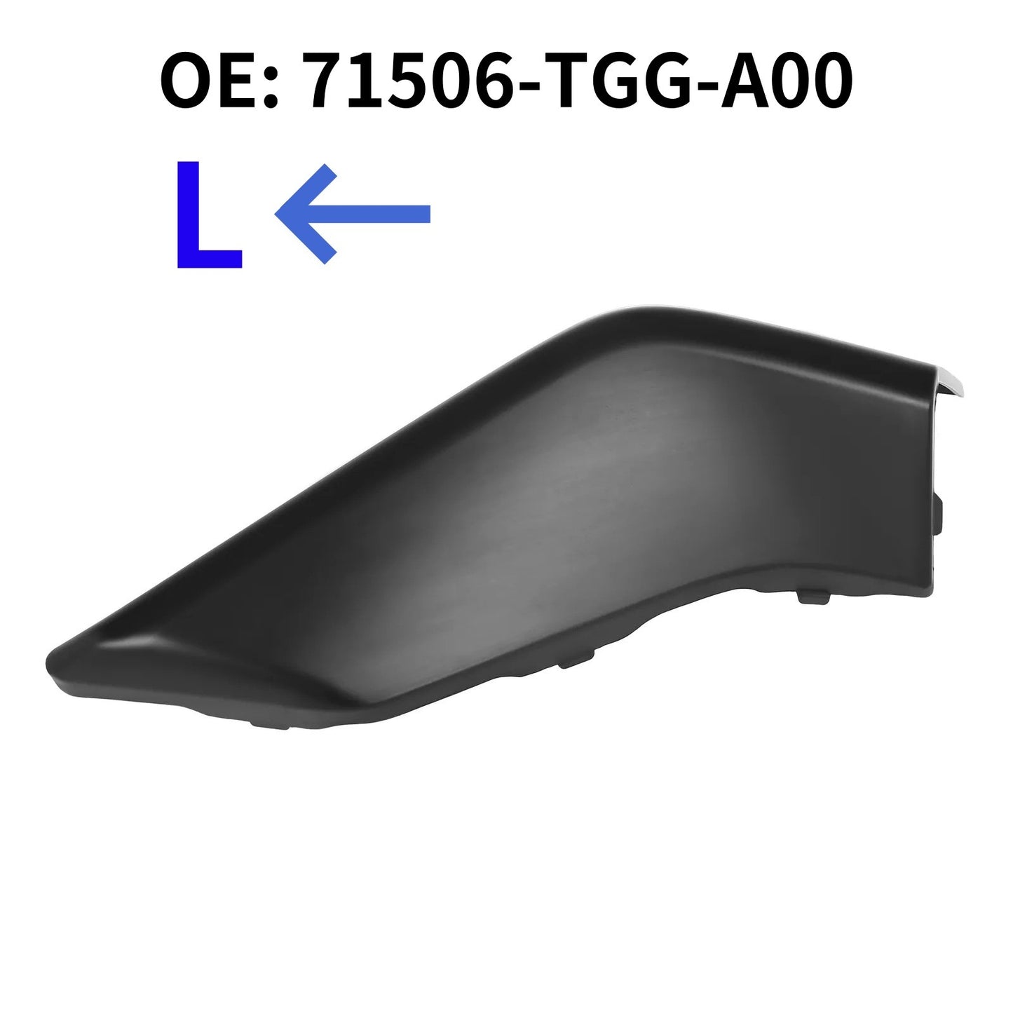 Rear Bumper Tow Hook Cover Cap Replace Kits For Honda Civic Hatchback 2016-21