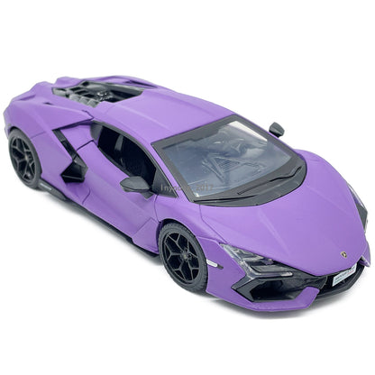 1:32 Lamborghini Revuelto Model Car Diecast Toy Vehicle Toys for Kids Purple