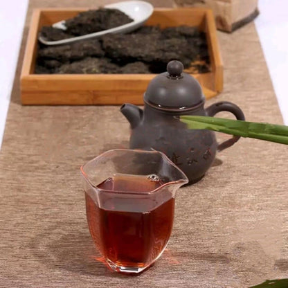 1000g Guangxi Wuzhou Liubao Tea Premium Golden Rice Fragrance Basket Dark Tea