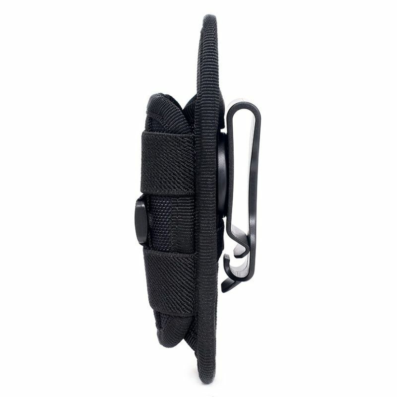 Tactical Flashlight Pouch Holster Torch Case Belt Bag Camping Survival Equipment