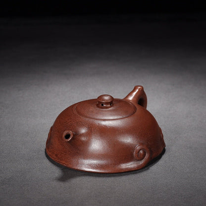 Chinese Yixing Zisha Clay Handmade Exquisite Teapot（如意 底款：顾景舟）