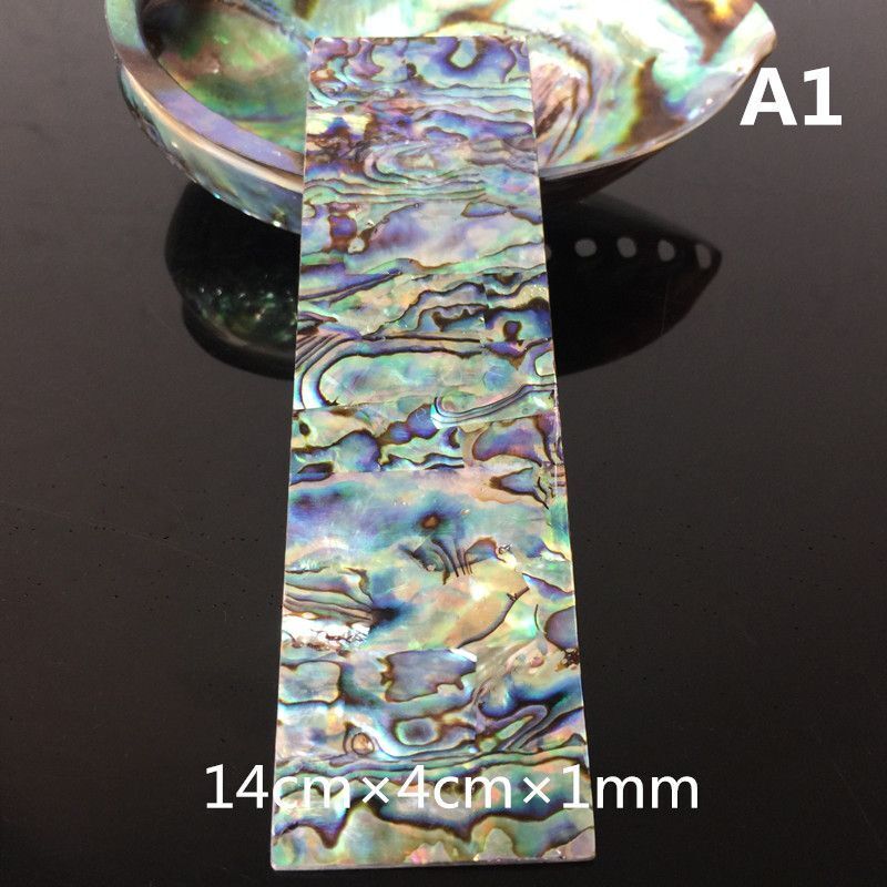 Abalone Shell Sheet DIY Musical Instrument Furniture Inlay Home Decor 14x4cmx1mm