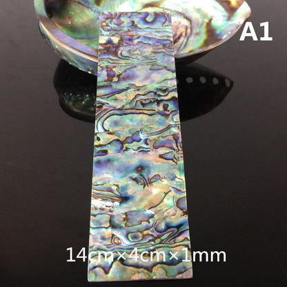 Abalone Shell Sheet DIY Musical Instrument Furniture Inlay Home Decor 14x4cmx1mm