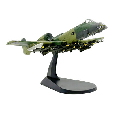 1/100 American A-10 attack aircraft A10 fighter aircraft model alloy Green