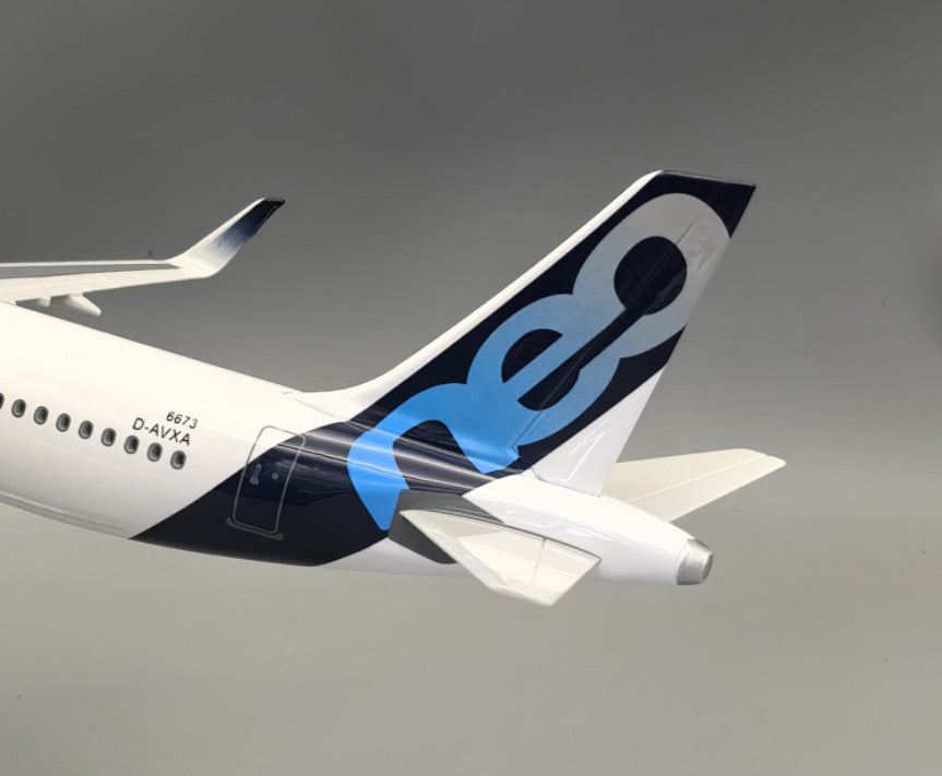 47CM 1:95 AIRBUS A321NEO Passenger Airplane Landing Gear Resin Aircraft Model