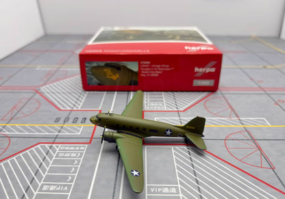 1:200 Herpa USAF Douglas DC-3 Aircraft Plane Diecast Airplane Model Collection