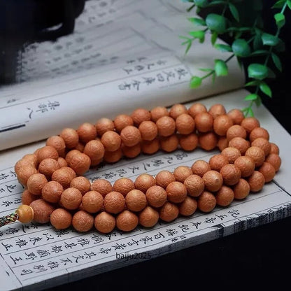 Nepal Natural 108 Bodhi Mala Necklace Tibet Buddhism Prayer Beads Lucky Bracelet