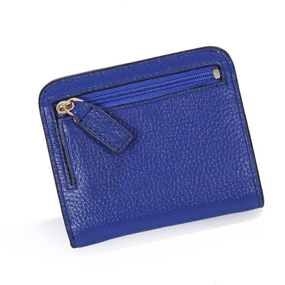 Fashion Leather Wallet Mini Purse Small Pouch Coin Pocket Zipper 10.5*9*1CM 1 PC