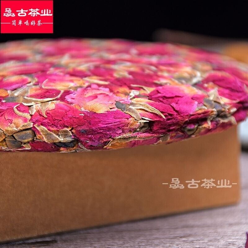 Flower Tea Cake Rose Blooming Tea Nectar Scented Herbal Puer Tea Green Food