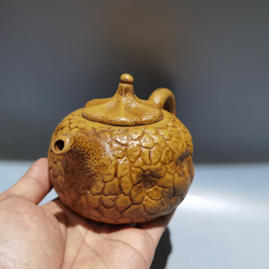 Vintage Chinese Yixing Purple Clay Teapot Zisha Ceremony Exquisite Teaware Art