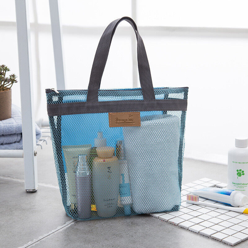 Travel Beach Bag Portable Outdoor Toiletries And Swimming Bags Mesh Storage Bag