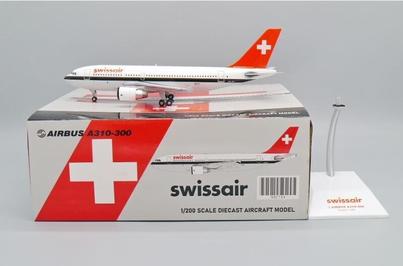 1:200 JC Wings Swissair AIRBUS A310-300 Passenger Plane Diecast Aircraft Model