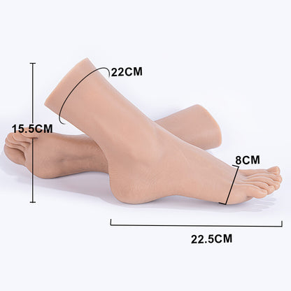 Mannequin Feet Model Left Leg Silicone Right Display One or Lifelike Female