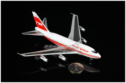 1:400 GeminiJets TRANS WORLD BOEING B747SP Airplane Diecast Plane Aircraft Model