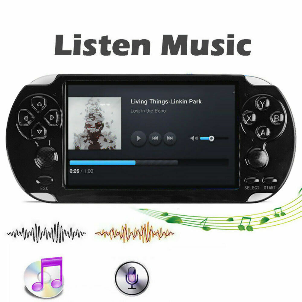 X9S 5.1" 8GB 128Bit Handheld Portable Game Console MP3 Video Player 1000+ Games