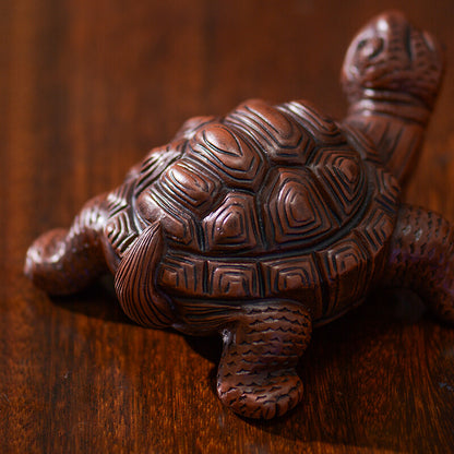 Handmade Artware Turtle China Mascot Yixing Zisha Purple Clay Tea Pet Creative
