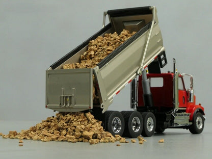 1:50 DM Western Star Dump Truck Construction Machines Equipment Diecast Model