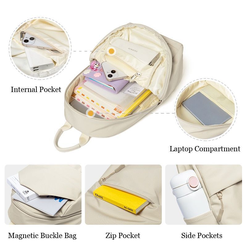 Mini Backpack Waterproof Outdoor Oxford Novel Crossbody Bag Traveling 22*13*36CM