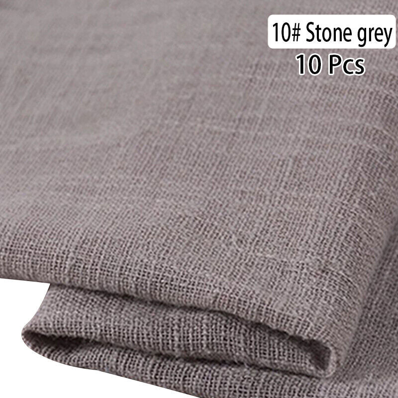 10PCS Napkins Retro Cotton Tea Towel Wedding Supplies Home Table Decor