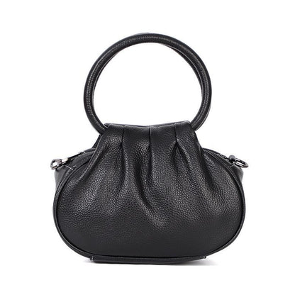 Genuine Leather Messenger Bag Elegant Hobos Small Tote Bags 22*16*10 CM Purse