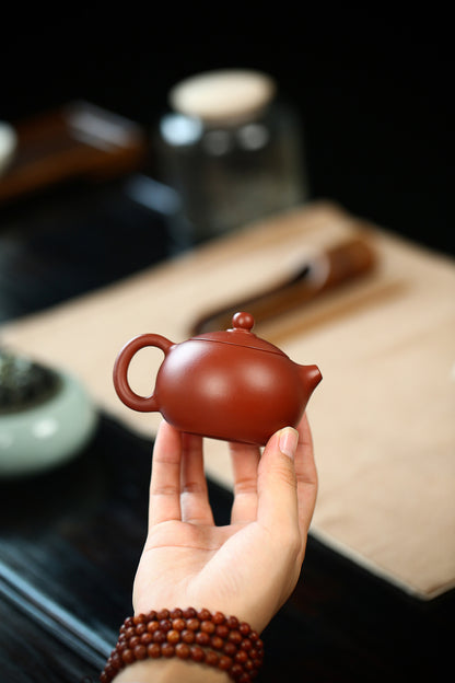Chinese Yixing Zisha Pottery Clovershrub Clay 130ML Xihsi 7 Hole Teapot 小品光西施