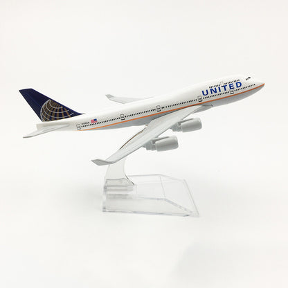 1/400 16cm US United Airlines B747 Model Plane Alloy Diecast Airplane Collection