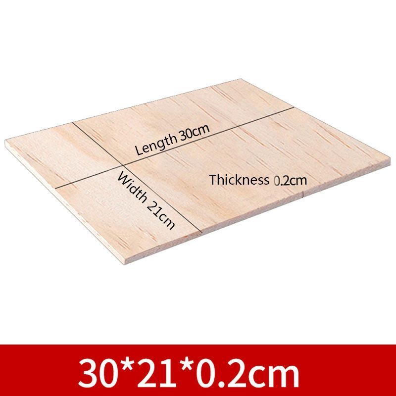 Basswood Plywood Multi Size Aviation Layer Board Plank Unfinished Wood Materials