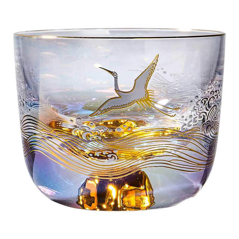 Creative Tea Cup Glass Master Cup Thicker Multi-color Personal Kungfu Tea Cup