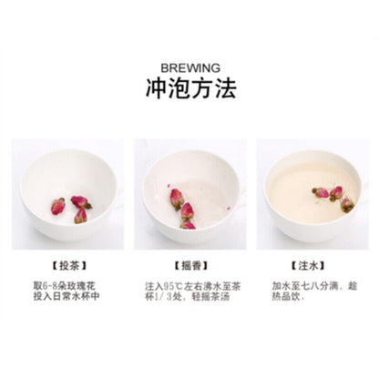 Original Red Rose Buds Tea Flower Floral Tea Premium Organic Chinese Herbal Tea