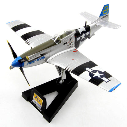 1/72 US Land Aviation P-51D Mustang Fighter Aircraft Model 5th Squadron P51