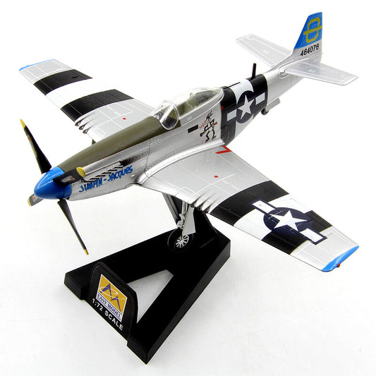 1/72 US Land Aviation P-51D Mustang Fighter Aircraft Model 5th Squadron P51