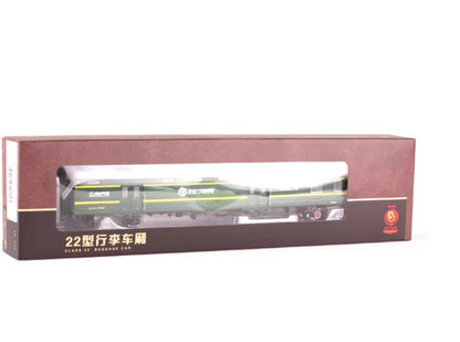1/87 China luggage XL22 carriage train model CP00726 Beijing Bureau West Section